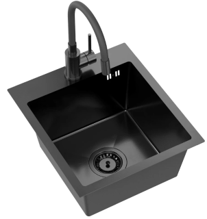 KSS E 40 1B Dark Inox + KWT 40 Elastic Black